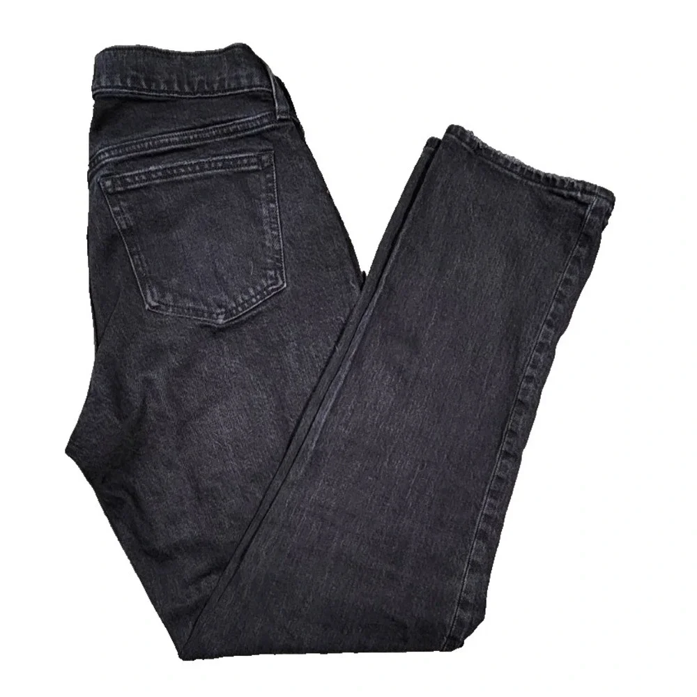 Abercrombie & Fitch Black The 90's Straight Mid Rise Jeans Size 27/4